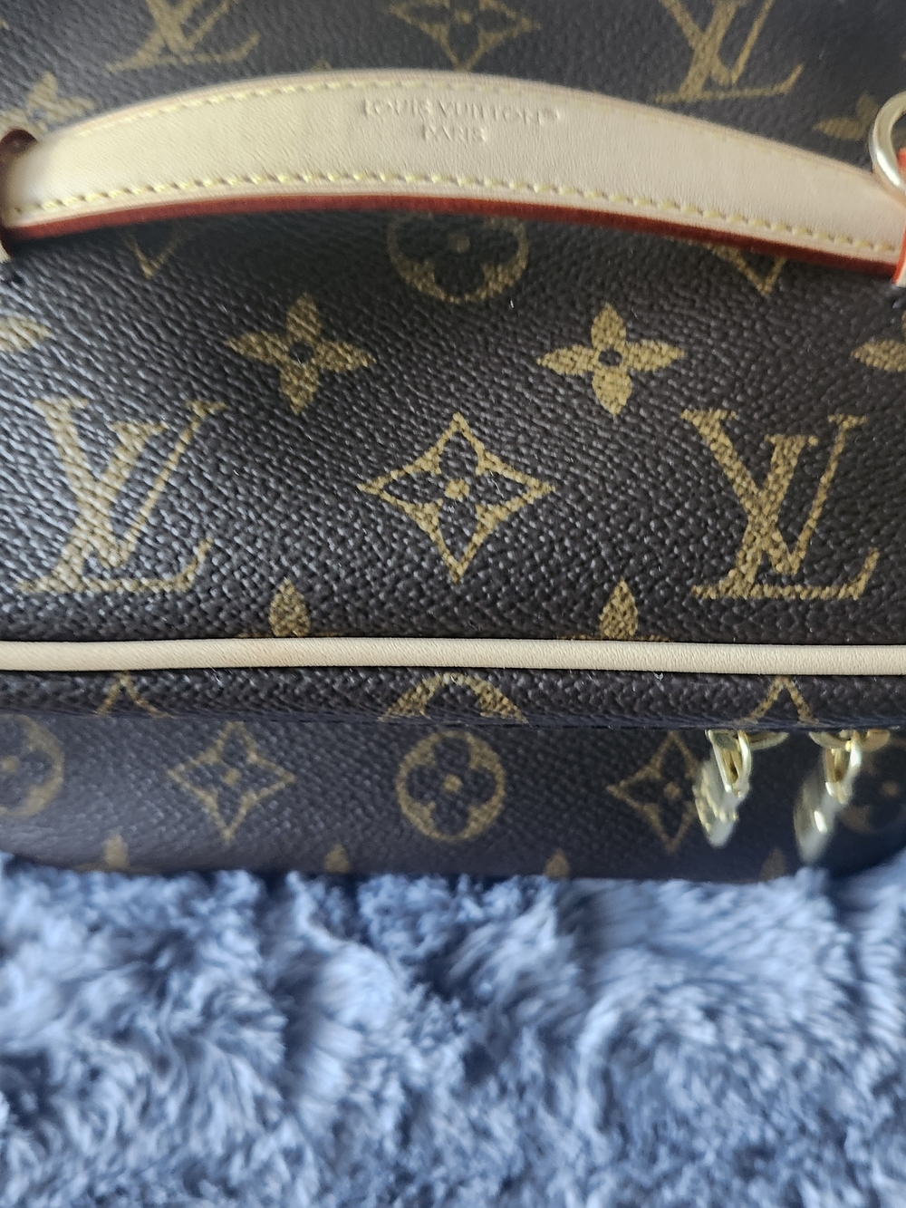 Louis Vuitton Monogram Canvas Top-Handle Bag in Brown